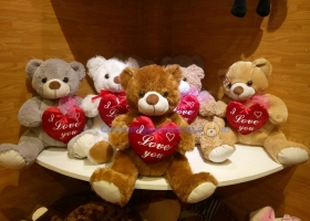 Cửa hàng gấu bông - Giới thiệu loạt Gấu bông ôm tim I love you