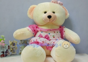 Cửa hàng gấu bông - Gấu bông váy hồng nhồi bông đáng yêu