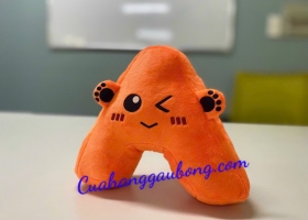 Cuahanggaubong.com thiết kế độc quyền, sản xuất thành công 150 gấu bông chữ A theo yêu cầu khách hàn