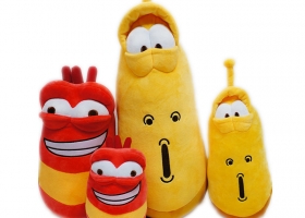 Larva nhồi bông cực đáng yêu đã xuất hiện trên kệ Cửa hàng gấu bông