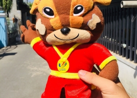 Cửa hàng gấu bông ra mắt sản phẩm thú nhồi bông linh vật Seagames 31 