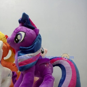 Ngựa pony nhồi bông tím