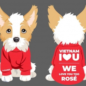 Sản xuất chú chó bông Hank - thú cưng của Rose (Blackpink)