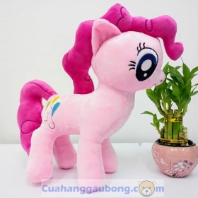 Ngựa Pony nhồi bông hồng
